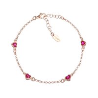 Bracciale Amen Donna Amore in Argento Zircone BRCUSERRZ - BRCUSERRZ